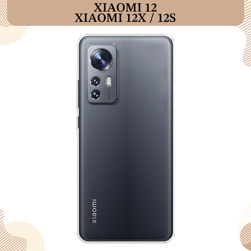 Силиконовый чехол на Xiaomi 12/12X/12S / Сяоми 12/12X/12S, прозрачный силиконовый чехол на xiaomi 12x сяоми 12x летящие одуванчики прозрачный