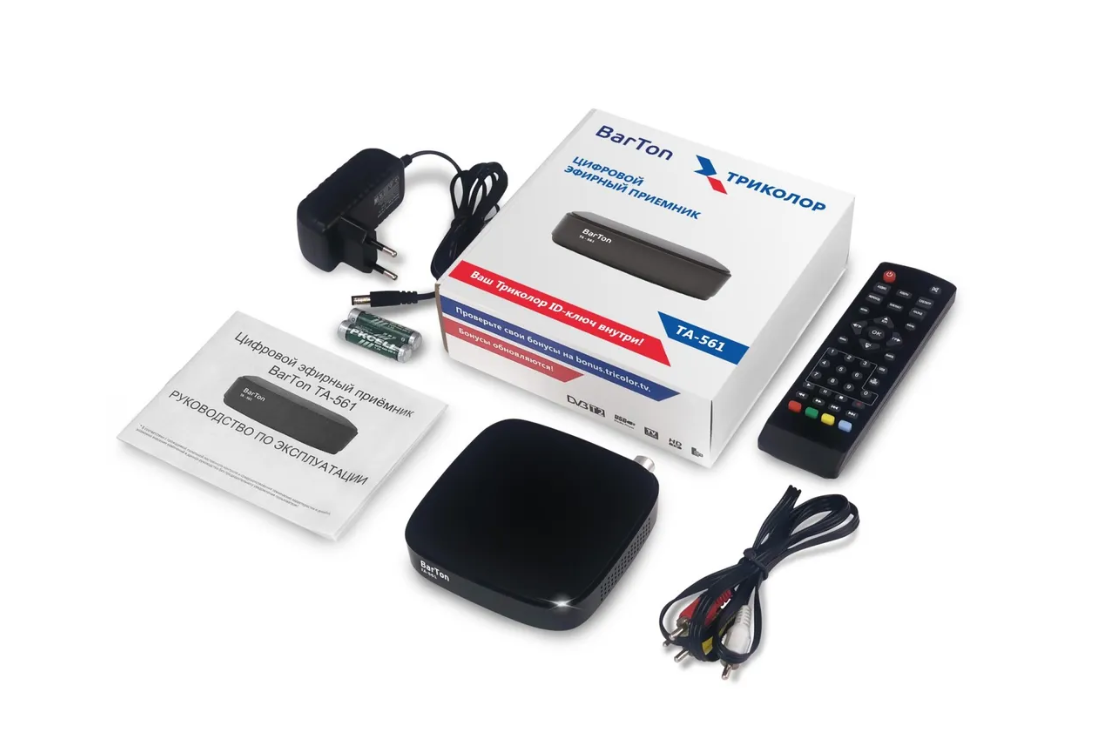 Цифровой Эфирный Приемник Barton Ta-561 Для Просмотра Цифрового Тв Dvb ...