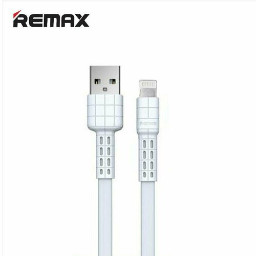 Плоский кабель Remax RC-116i Armor Series Data Cable Lightning, белый кабель remax armor series usb apple lightning rc 116i 1 шт белый