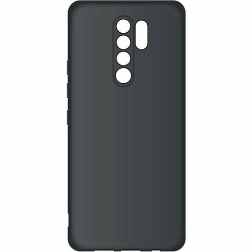 Чехол-накладка для Xiaomi Redmi 9T черный, Microfiber Case, Borasco чехол накладка borasco для xiaomi redmi 12c tpu черный