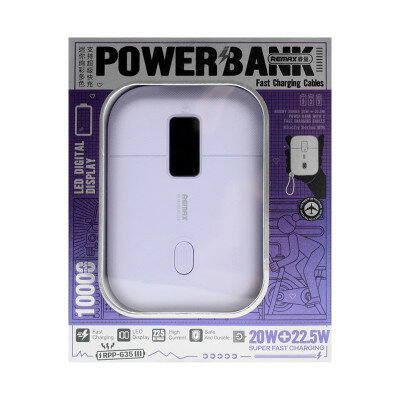 Внешний аккумулятор Remax RPP-635 10000mAh сиреневый