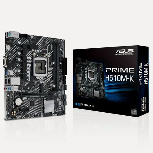 Изображение товара Материнская плата ASUS PRIME H510M-K R2.0 /LGA1200, H470, M.2, HDMI, VGA, MB