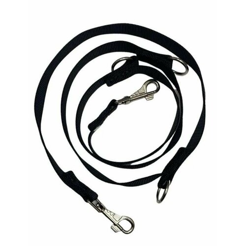 RichPet Поводок-перестежка для двух собак Standart, капрон, 12 мм, 100-160 см