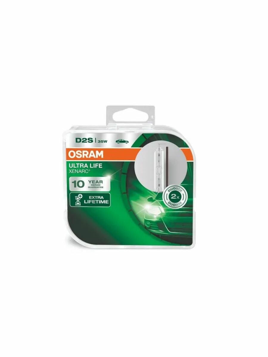 Ксеноновая лампа Osram D2S 35W XENARC Ultra Life (Duobox) 2 шт 66240ULT-HCB