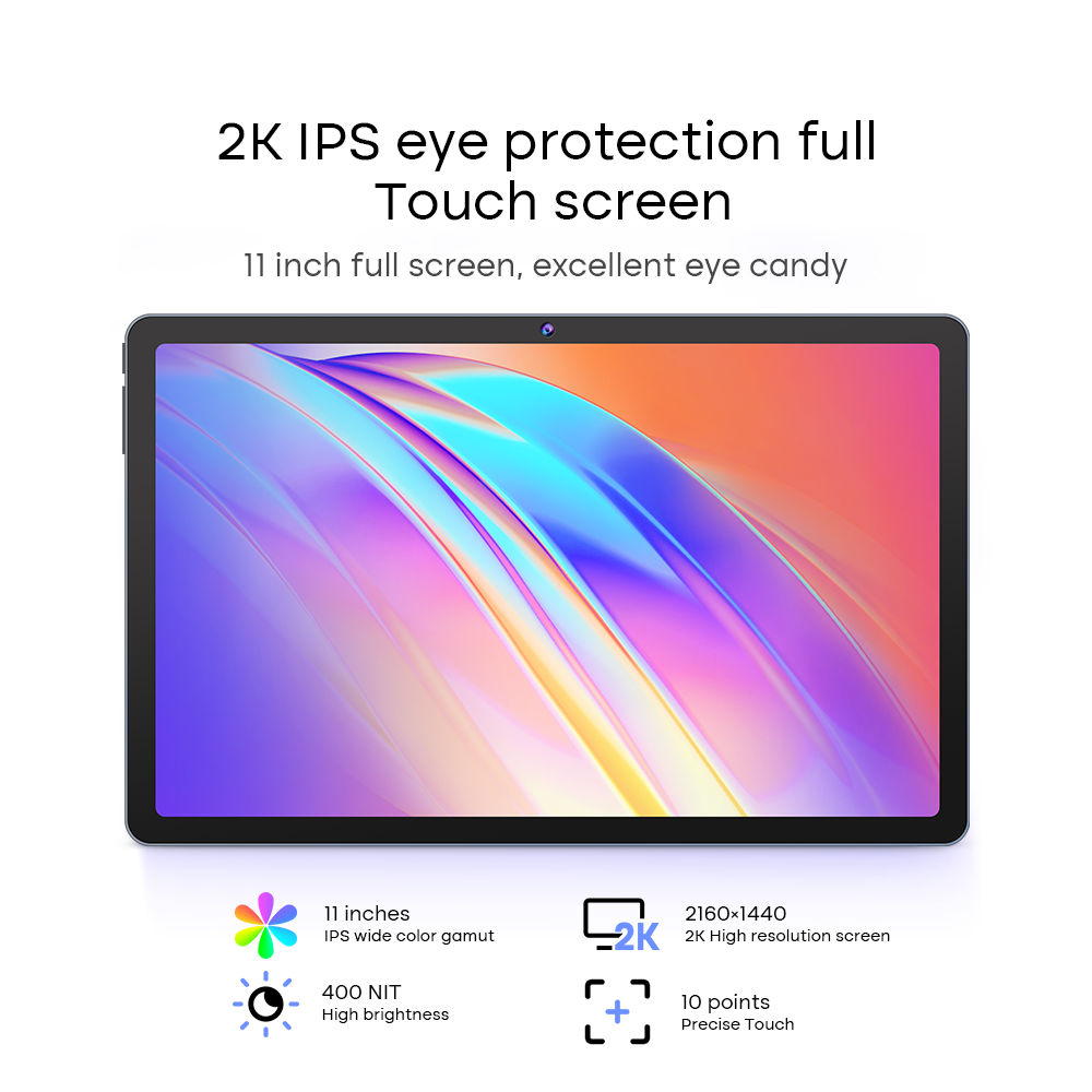 Ноутбук DESERT 11 с 11-дюймовым сенсорным экраном Ultra HD 2K IPS Intel Celeron N4500 16 ГБ оперативной памяти + 512 ГБ SSD Office Learning Windows 11 Ноутбук — фото 5