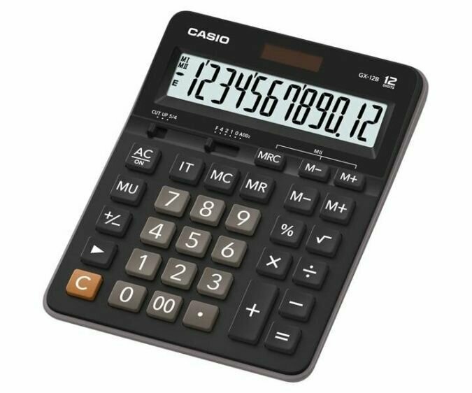 Калькулятор Casio GX-12B-W-EC