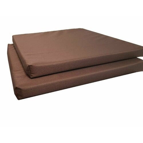 Комплект подушек для 2-х местного дивана Альтернатива, цвет коричневый