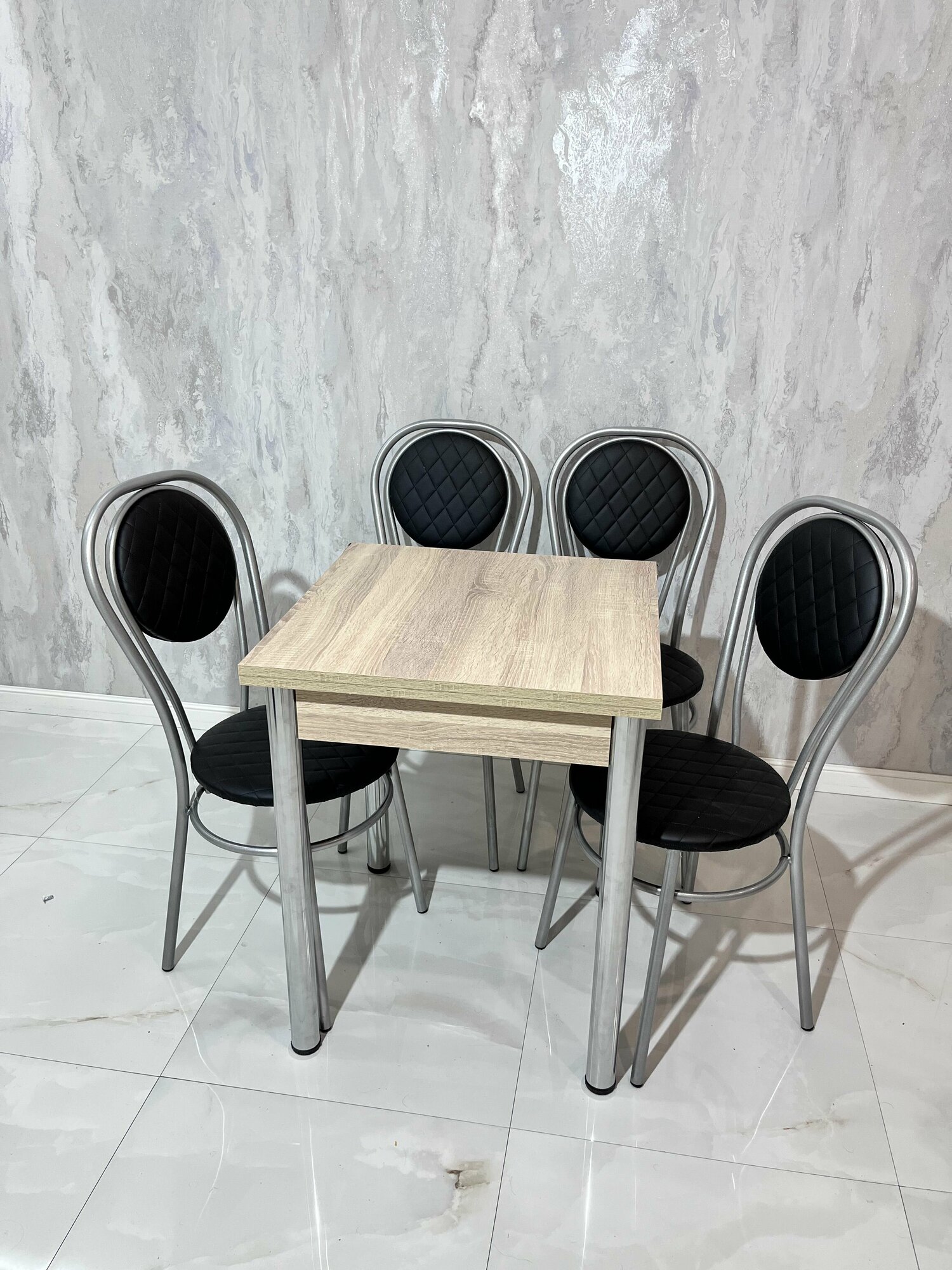 Кухонный стол и стулья комплект , обеденная группа