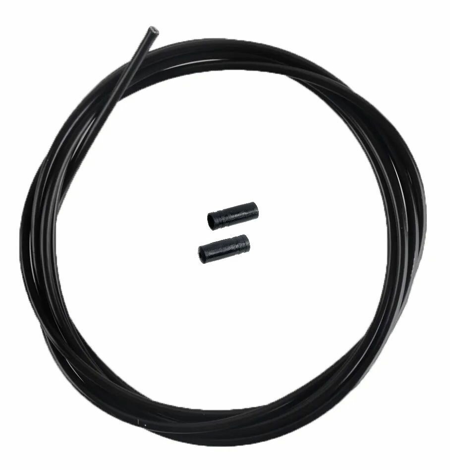 Рубашка переключения Shimano SP41 черная  4мм со смазкой внутри 1 метр 2 наконечника