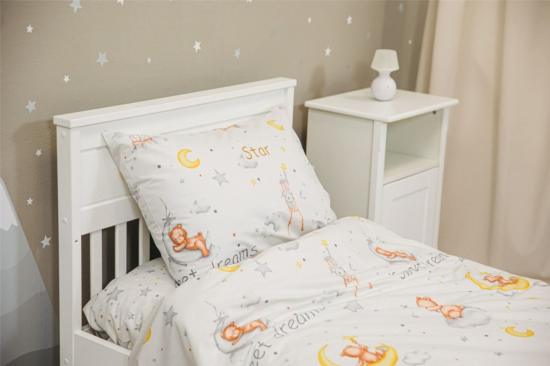 Детское постельное бельё с мишками Sweet Dreams Teddy Bear 70x140