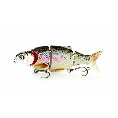 фото Воблер izumi shad alive 4 section white fish slow sinking 80 мм, 9,5 г