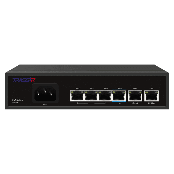 Коммутатор Trassir TR-NS1206-65-4PoE