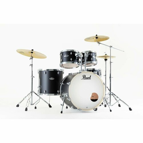 Pearl EXX725SBR/ C761 ударная установка из 5-ти барабанов, цвет Satin Shadow Black, (4 коробки) стойка для барабанов yamaha стойка для барабана ss850