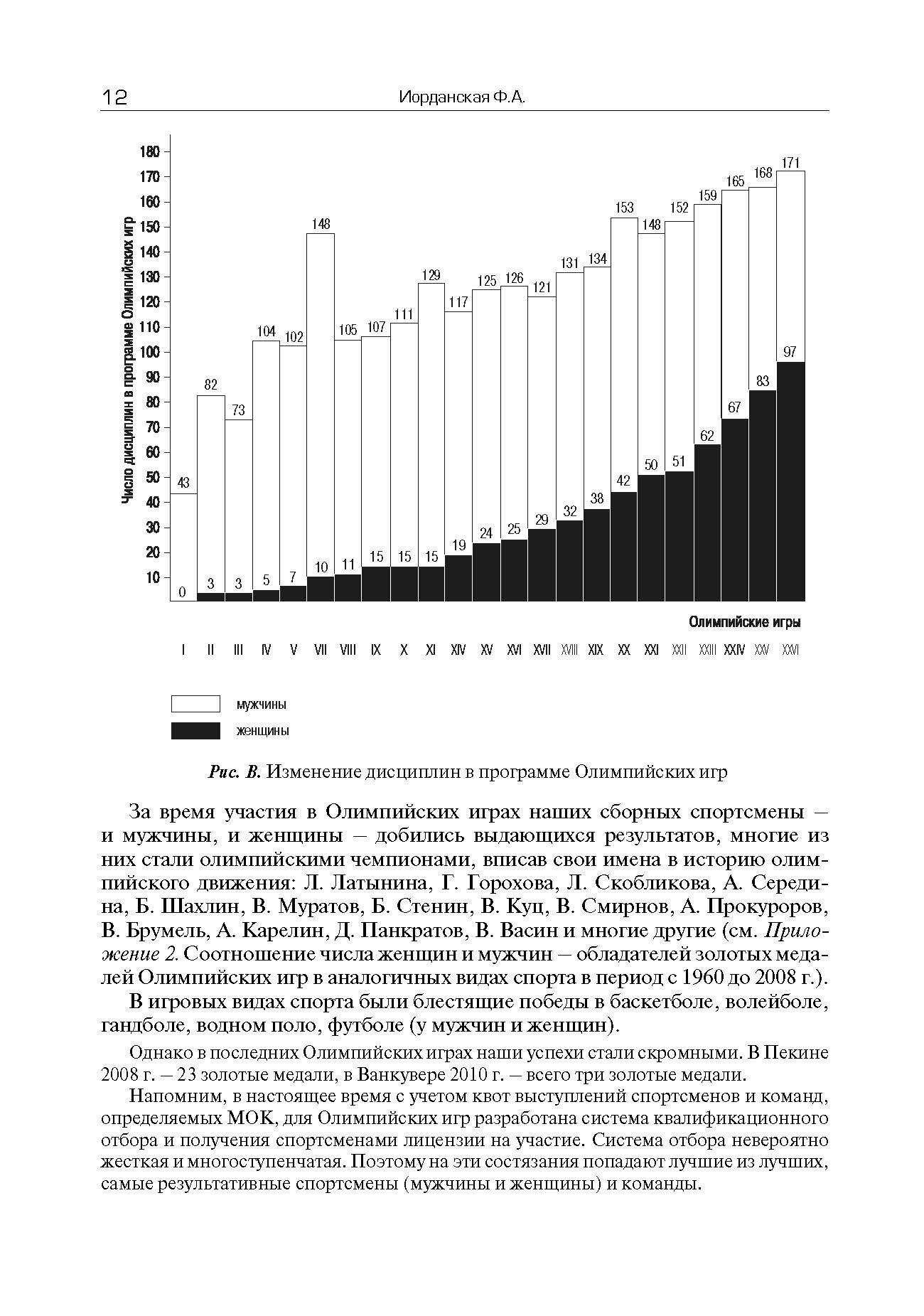 Мужчина и женщина в спорте высших достижений (проблемы полового диморфизма) - фото №7