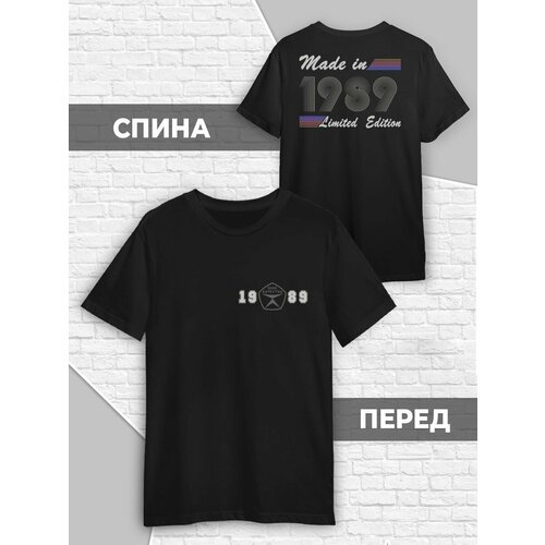 фото Футболка, размер 2xl (52-54), черный printech