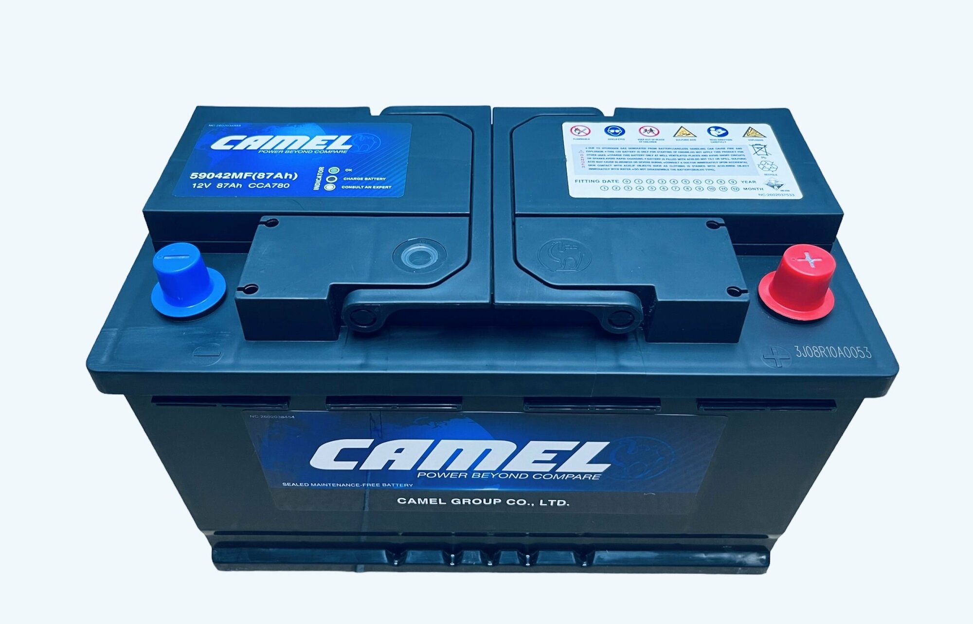 Аккумулятор автомобильный CAMEL 59042MF L4 87 Ач 780 A о. п. 315х175х190