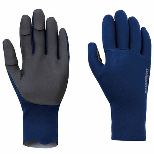 Перчатки SHIMANO, размер 23, синий