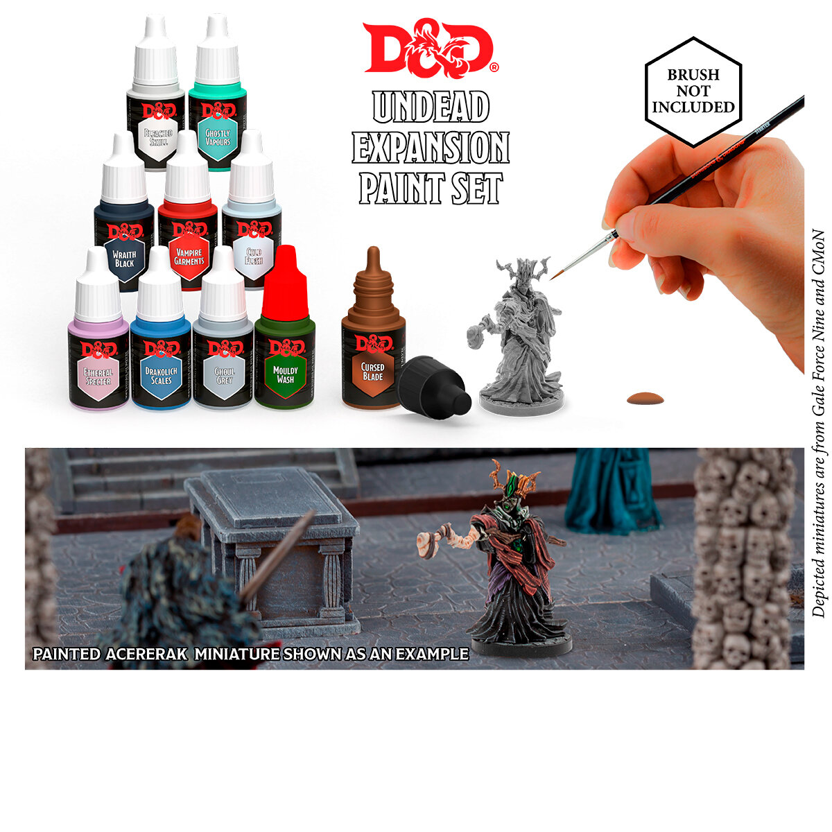 Набор акриловых красок Army Painter D&D Undead Paint Set