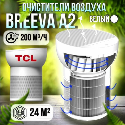 Очистительувлажнитель воздуха TCL Breeva A2 Whiteбелый Без Wi-Fi 1090000₽