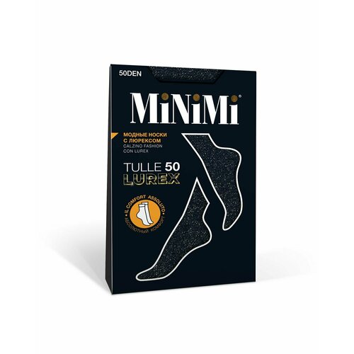 Носки MiNiMi, 50 den, размер 0 (UNI), синий носки minimi 50 den размер 0 uni синий