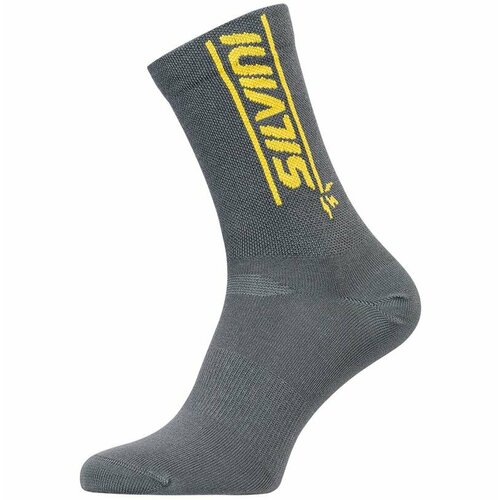 Носки Silvini, размер 45, желтый/серый