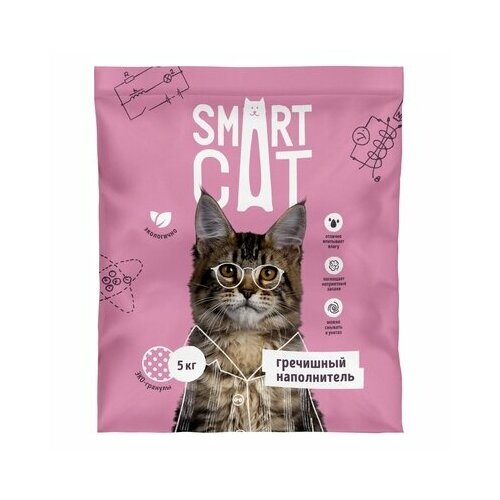 Smart Cat Впитывающий наполнитель 10л /5 кг мелкая фракция (1 шт) сванская соль славяна мелкая 0 1 кг 30 шт