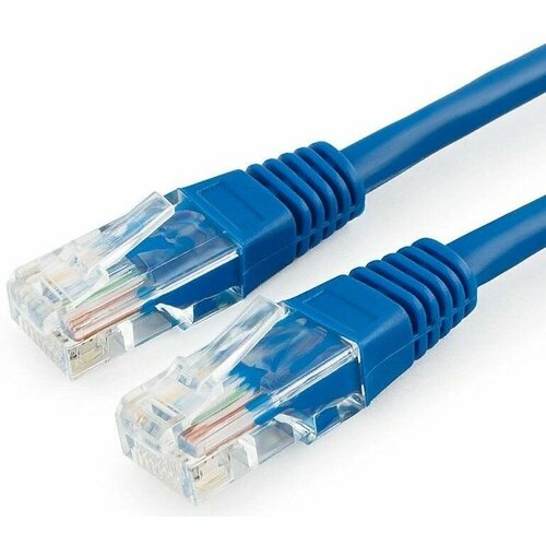 патч корд utp cat 5e cablexpert pp12 20m 20 0m Патч-корд PREMIER PP12-20M/B литой (molded), UTP, cat.5E, 20м, 4 пары, 26AWG, алюминий омедненный, синий