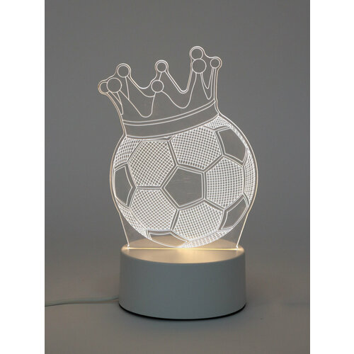 Светильник ночник 3D светодиодный LED подарок на новый год Цвет Молочный 1399₽