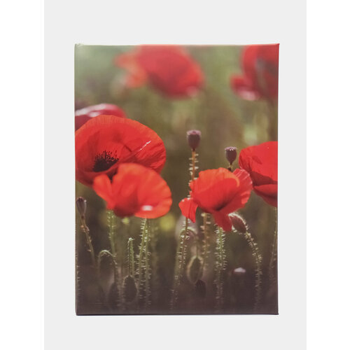 Фотоальбом 100 фото 10х15 Цветы твёрдая обложка Цвет Лесной зеленый 1199₽