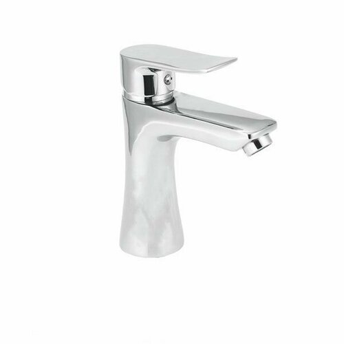 Смеситель для раковины (умывальника) с литым изливом V-7201 Хром