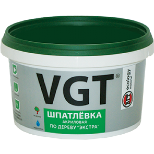 VGT ВГТ Шпатлёвка по дереву экстра лиственница 0,3кг