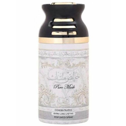 Парфюмированный спрей для тела (дезодорант) PURE MUSK / Чистый Мускус, Lattafa Perfumes
