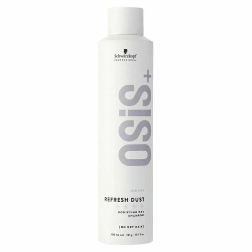 Schwarzkopf Osis Refresh Dust - Уплотняющий сухой шампунь-пудра 300 мл шампуни osis сухой шампунь пудра уплотняющий