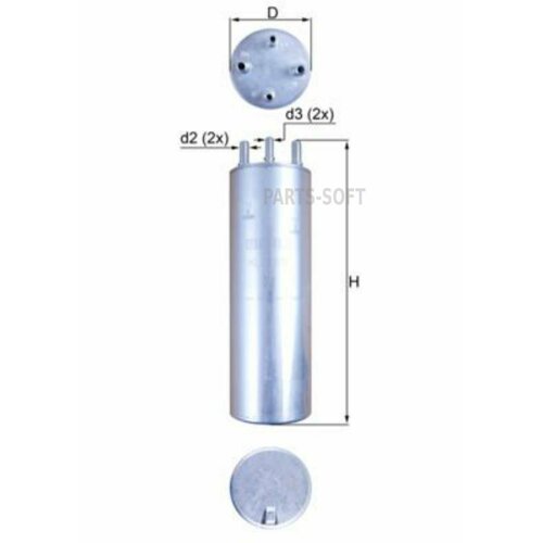 MAHLE KL22911 KL22911 Фиьтр топивный MAHLE ORIGINAL Германия 11110₽