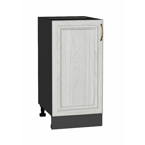 Модуль кухонный нижний с дверцей Шале White Dreamline / графит, ширина 40 см