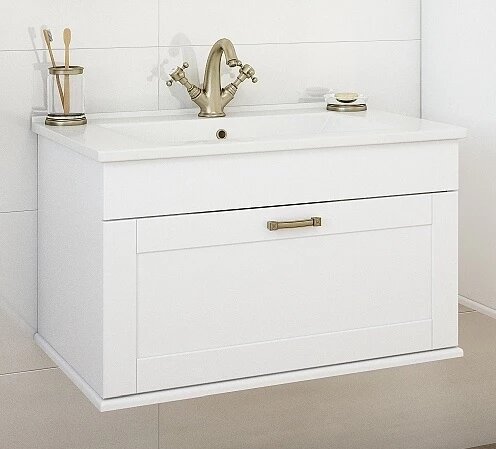 фото Тумба белый матовый 72 см Sanflor Ванесса C000005880