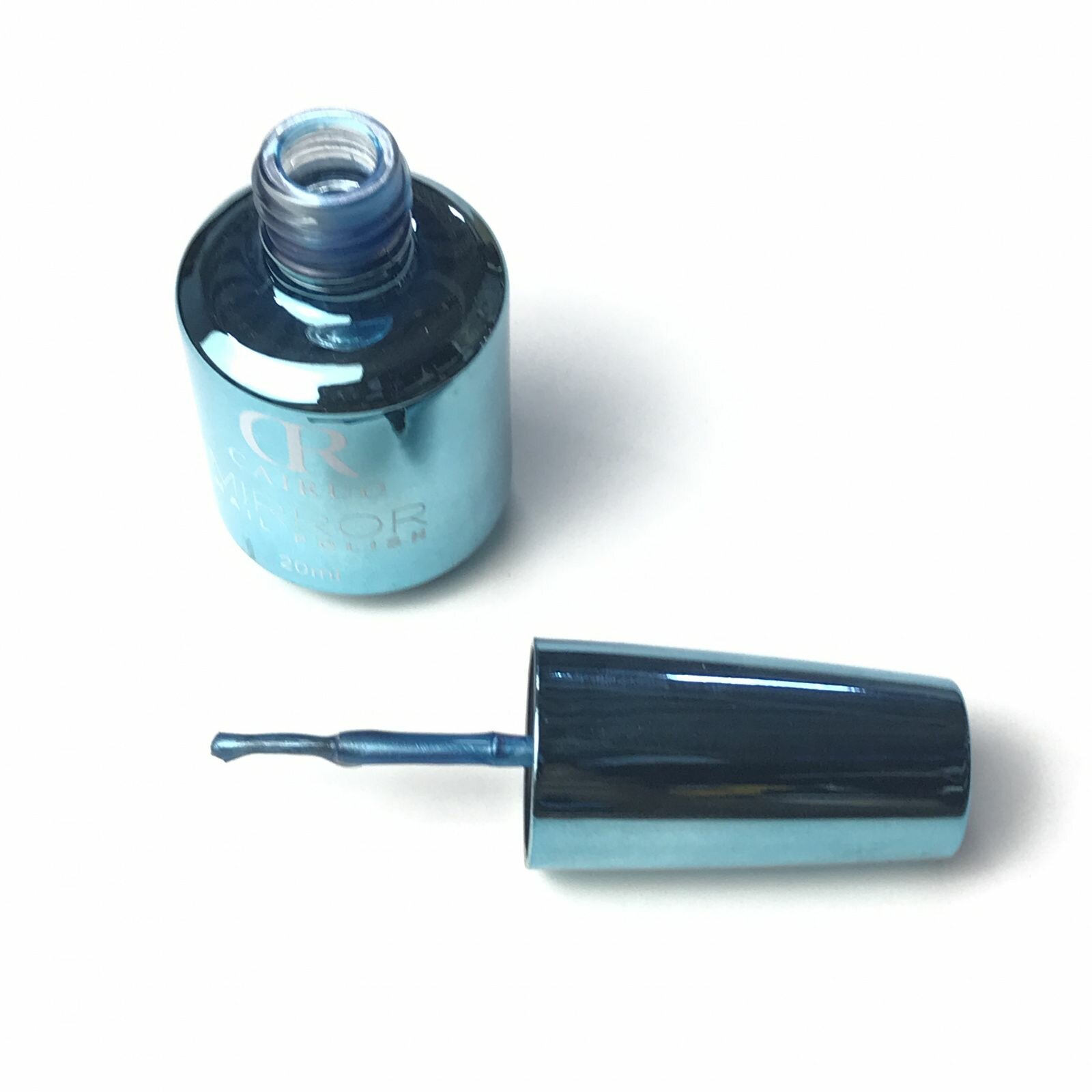 фото Лак для ногтей CR cairuo, цвет синий металл №09, 20 мл, 1 шт