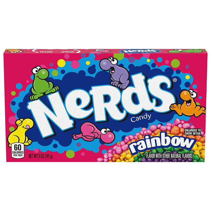 Жевательные Конфеты Nerds Rainbow, микс, 141,7 гр - фотография № 1