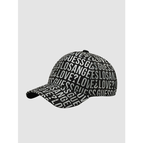 фото Бейсболка guess, размер one size, черный