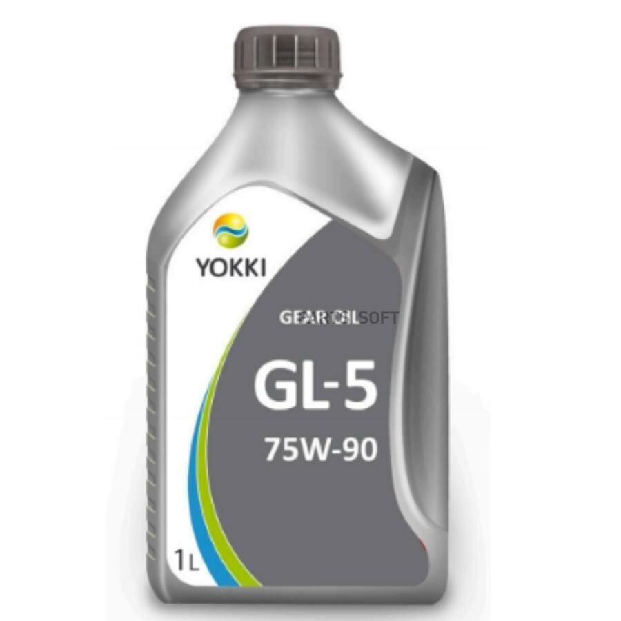 YOKKI YBA021001P Масо трансмиссионное синтетическое IQ Synt Gear 75W90 GL-5 1