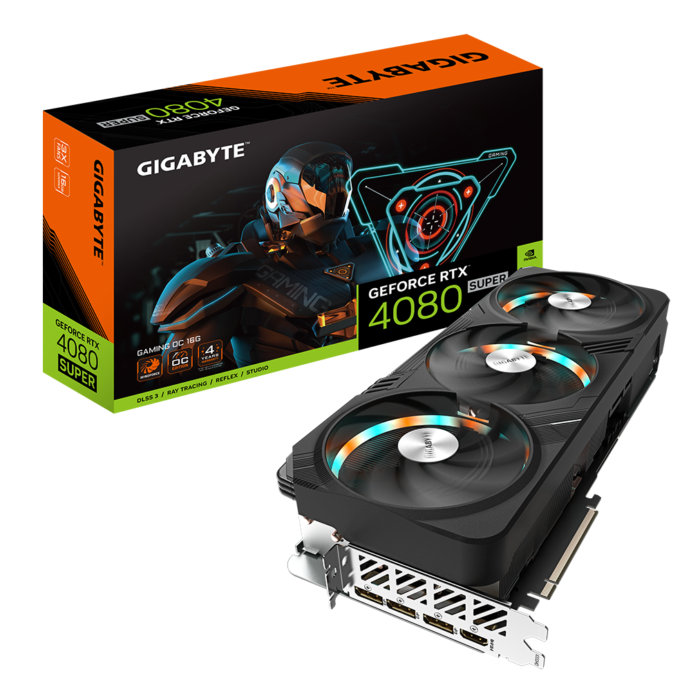 Видеокарта PCI-E GIGABYTE 16GB GDDR6X 256bit 5nm 2295/23000MHz HDMI/3*DP - фото №3