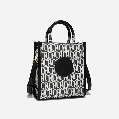 Сумка , фактура зернистая, коричневый, бежевый