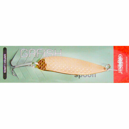 фото Grfish, блесна montana spoon, 28г, 86мм, gold