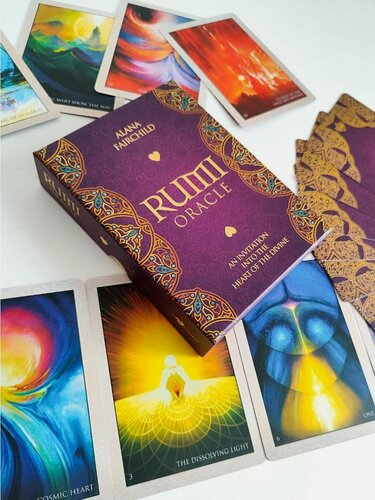 Изображение товара Карты Оракул Руми / Rumi oracle набор с книгой мак карты, англ. язык