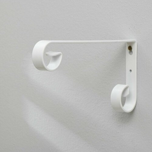 Кронштейн Г-образный для подвесного кашпо белый 517₽