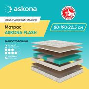 Матрас анатомический Askona (Аскона) Askona Flash 80х190