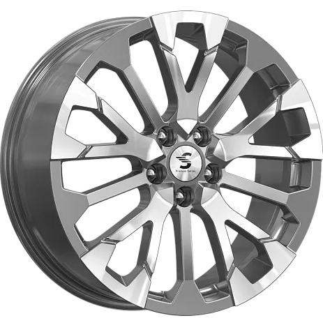 Литые колесные диски КиК (K&K) КР003 (Haval F7) 7.5x19 5x114.3 ET40 D64.1 Серый тёмный с полированной лицевой частью (77440)