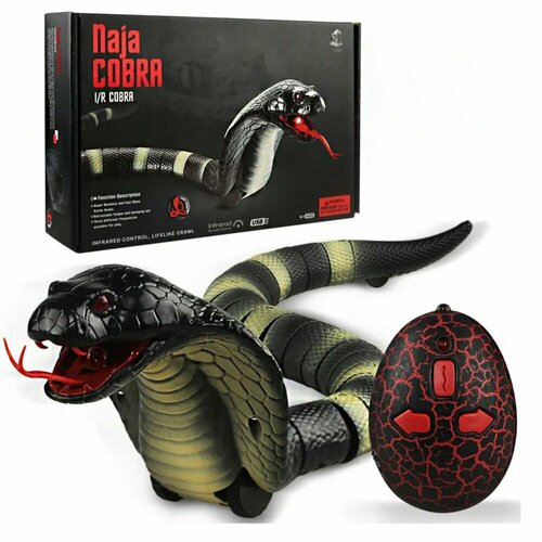 Змея кобра на радиоуправлении интерактивные игрушки eztec змея на радиоуправлении королевская кобра