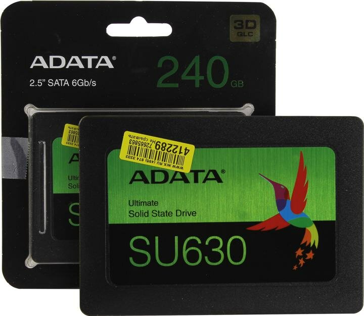 SSD накопитель A-DATA Ultimate SU630 240Гб, 2.5", SATA III - фото №17