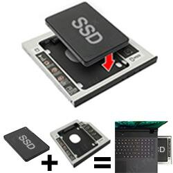 Переходник Optibay AgeStar ISMR2S для установки в ноутбук/моноблок SSD/HDD SATA вместо DVD-привода (12,7mm) ISMR2S - фото №19